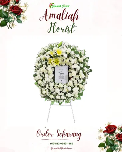 Krans Bunga Duka Cita di Bukuan