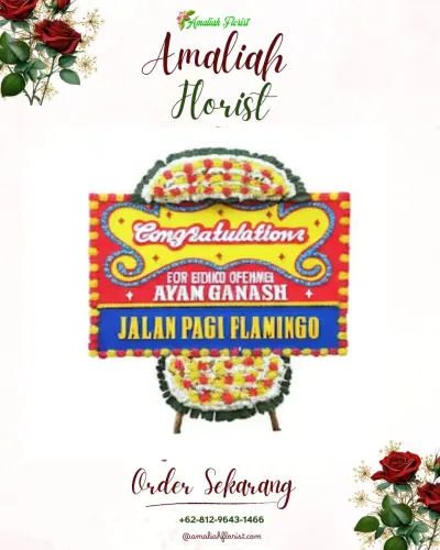 Bunga Papan Congratulation di Bukuan